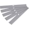 Qep QEP 4 in. H Steel Floor Scraper Blade 5 pk 62901 - alternate 1